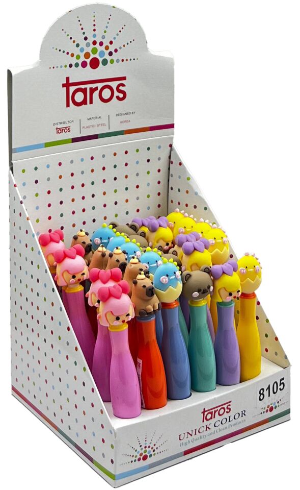 Taros Unick Color Pets Tombul Tükenmez Kalem
