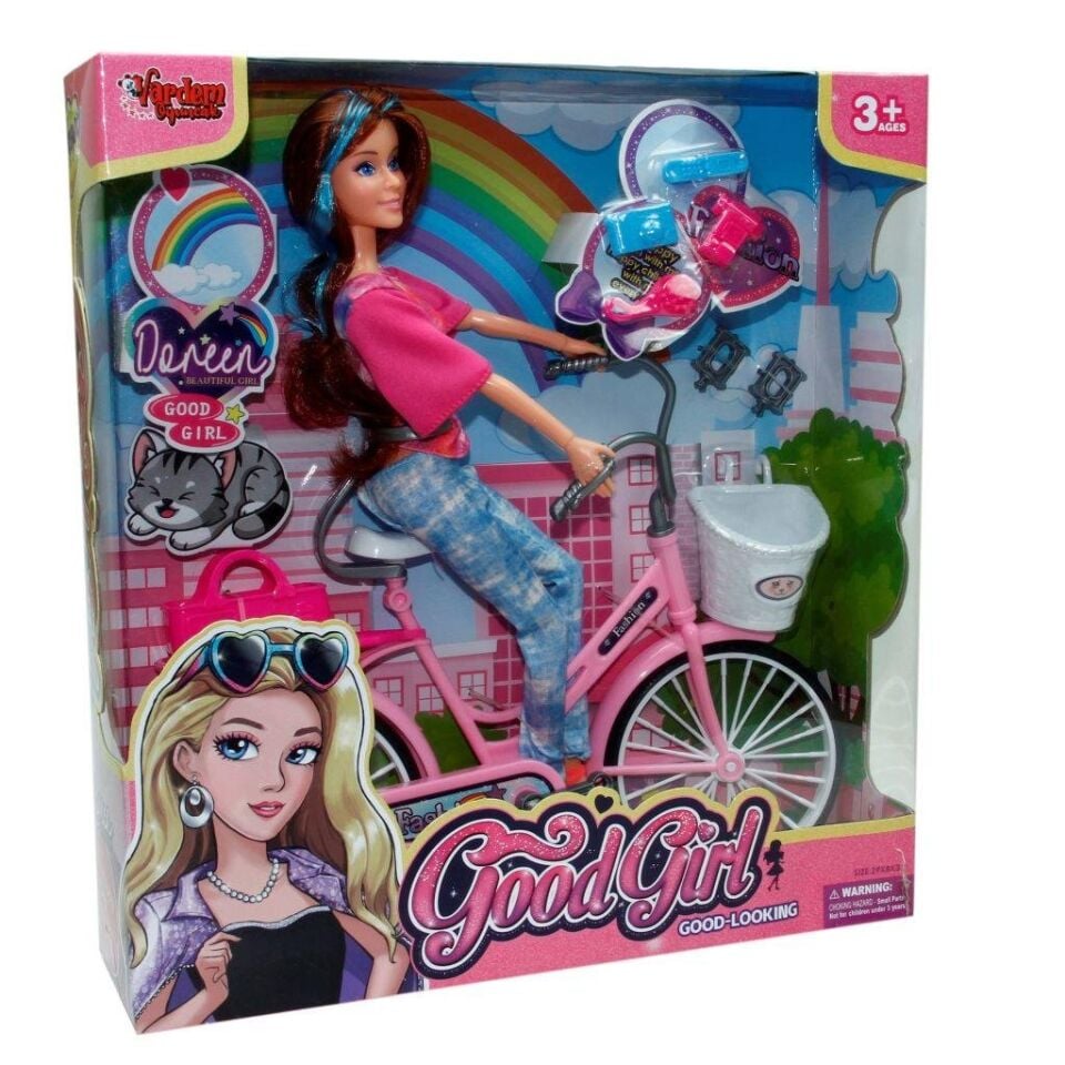 Aksesuarlı Bisikletli Bebek