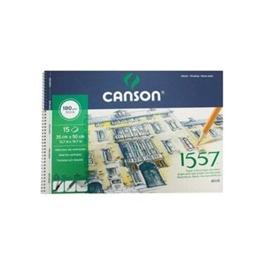 Canson 1557 Resim Ve Çizim Blok 180 Gr 35x50 15 Yaprak Resim Defteri