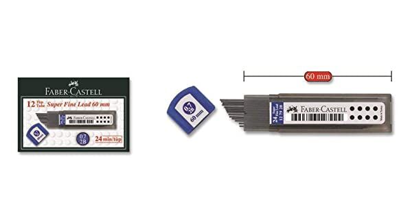 Faber-Castell Süper Fine Min 0.7 Mm 2B 60 Mm 24 Min Tüp