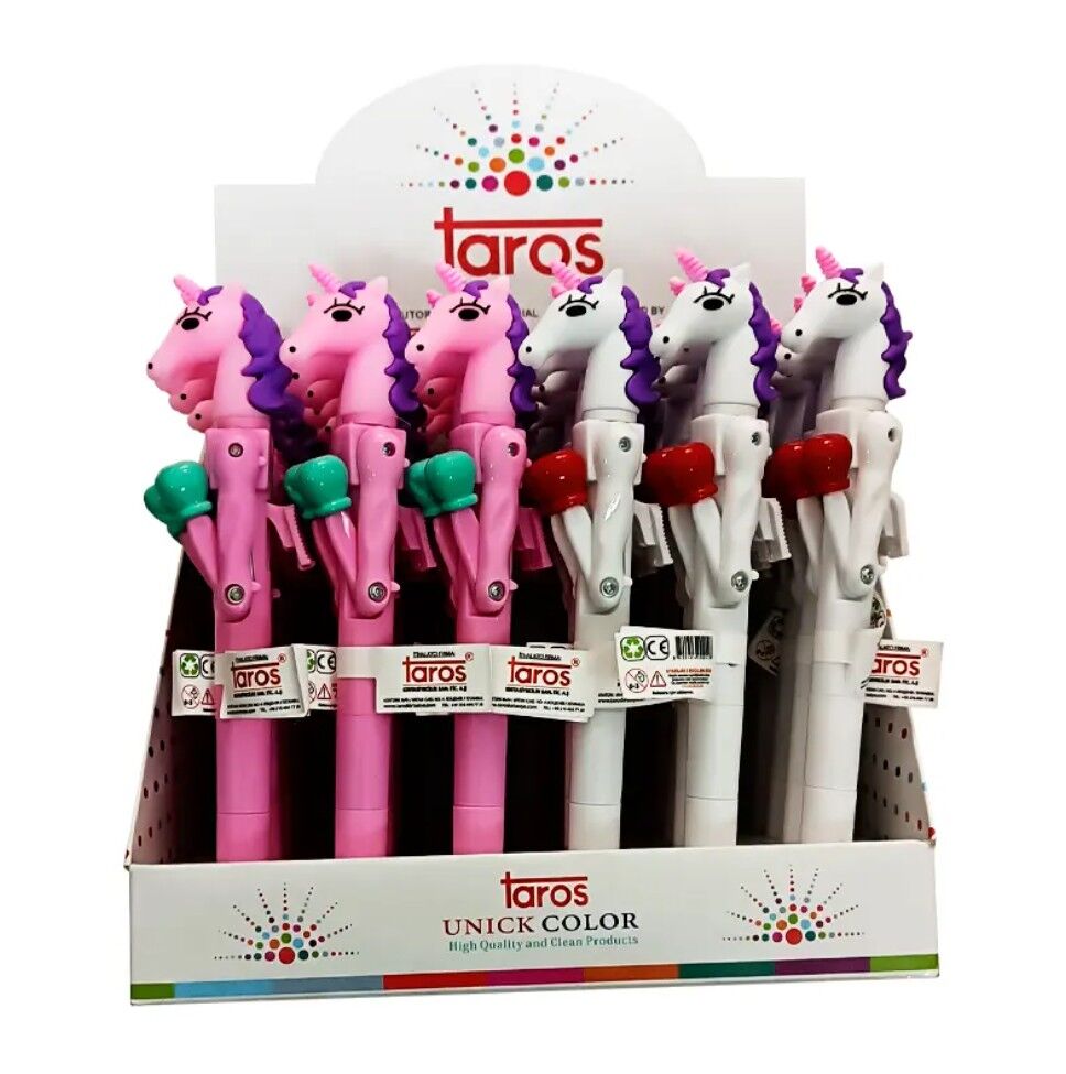 Taros Unick Color Boksör Ünicorn Tükenmez Kalem