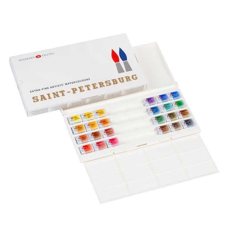 Güven Art St Petersburg White Night Sulu Boya 24 Renk 1942017