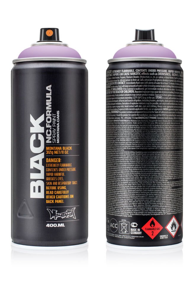 Montana Black Sprey Boya 400 Ml Ms Jackson BLK4000