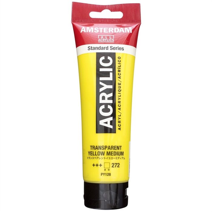 Amsterdam Standart Akrilik 120 Ml Transparent Yellow Medium