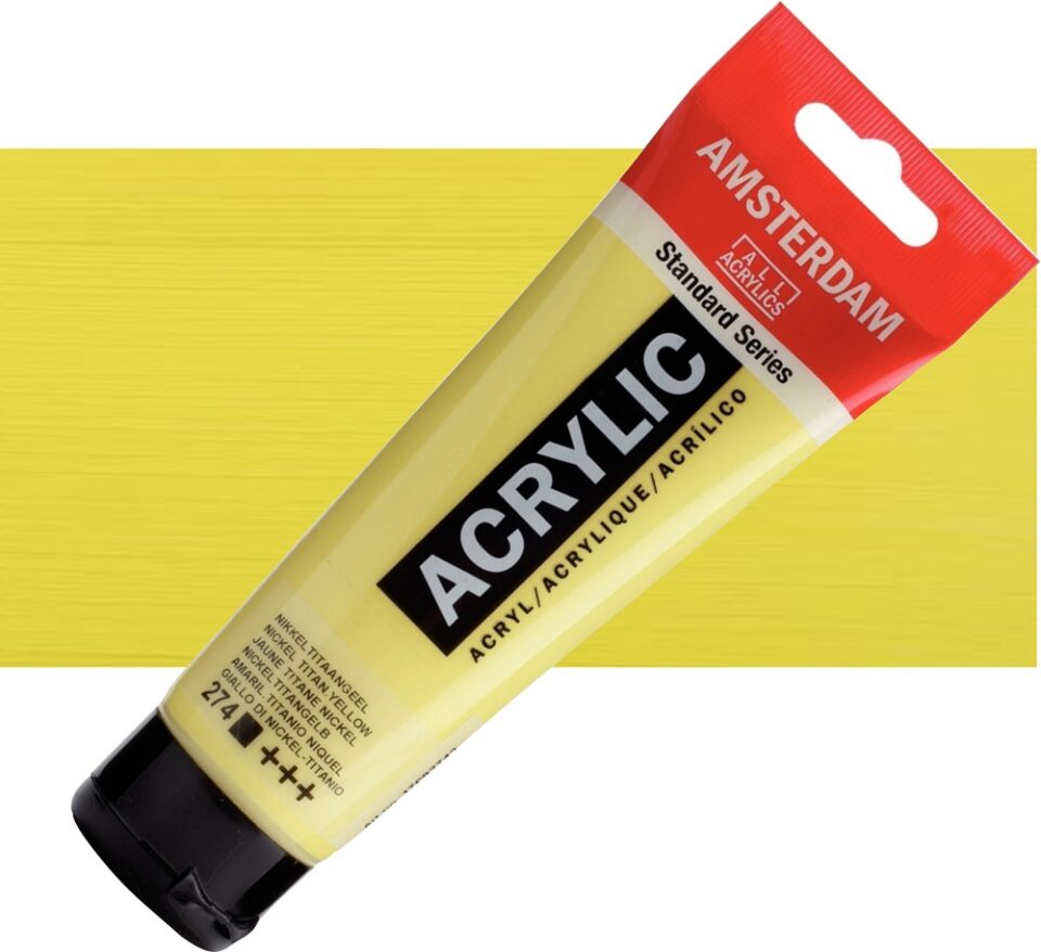 Amsterdam Standart Akrilik 120 Ml Nickel Titanium Yellow