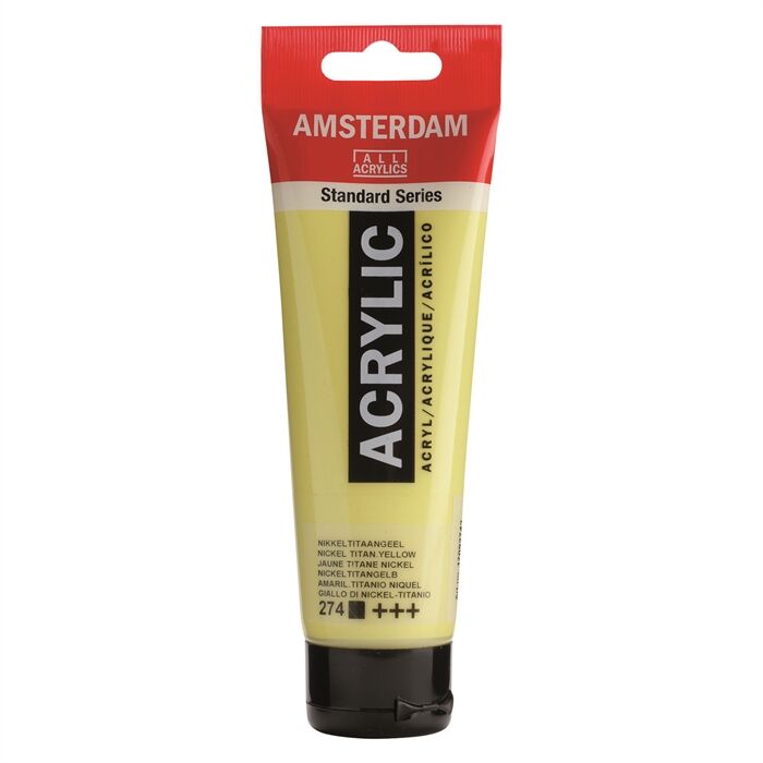 Amsterdam Standart Akrilik 120 Ml Nickel Titanium Yellow