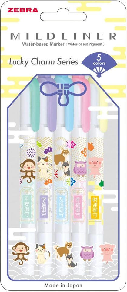 Zebra Mildliner Lucky Cram Tekli Fosforlu Kalem