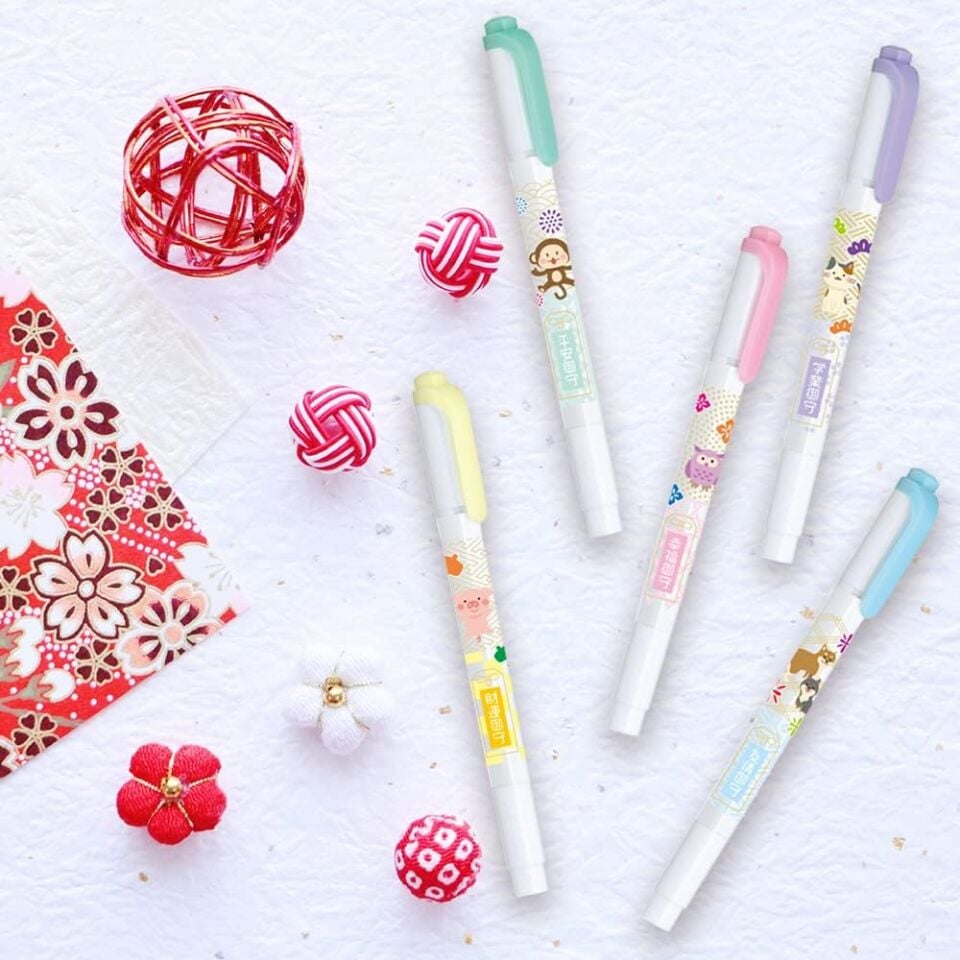 Zebra Mildliner Lucky Cram Tekli Fosforlu Kalem