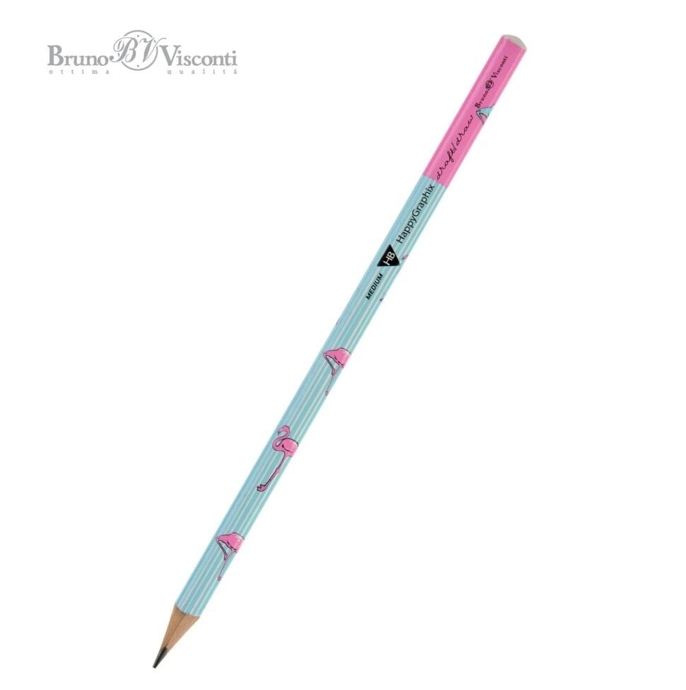 Bruno Visconti Kurşun Kalem Happygraphix Flamingo