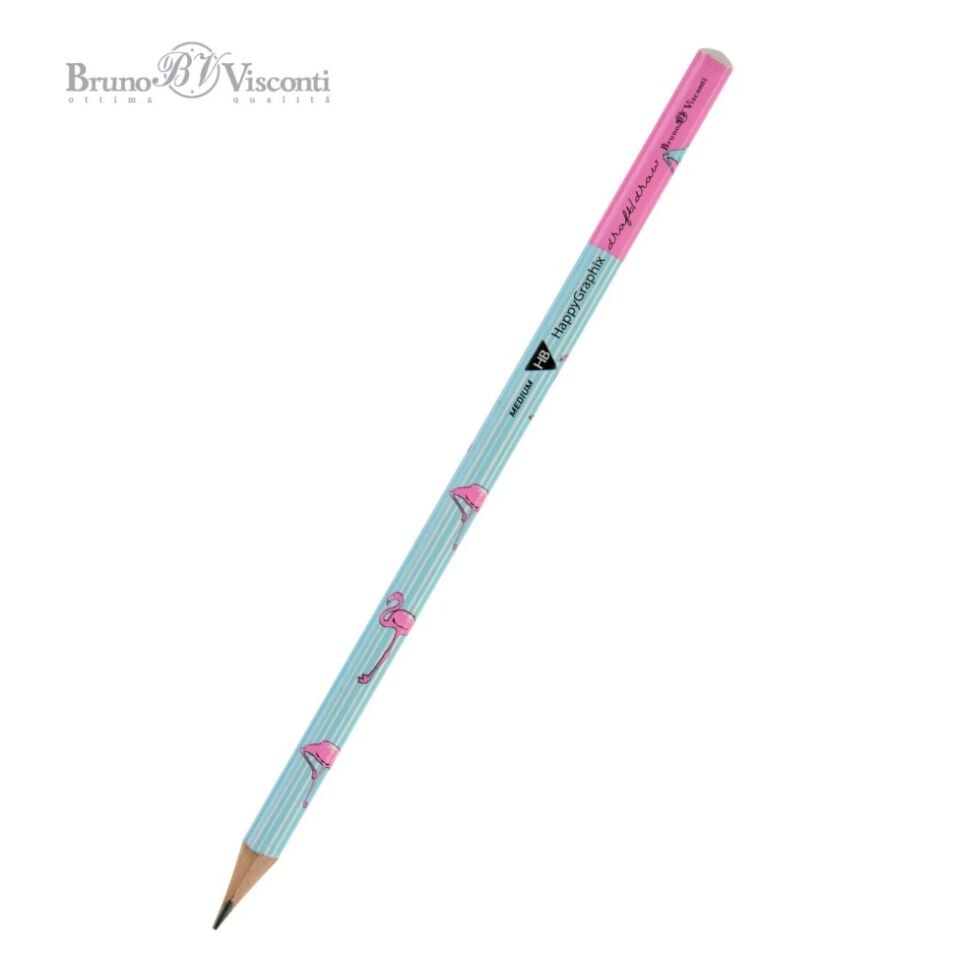 Bruno Visconti Kurşun Kalem Happygraphix Flamingo