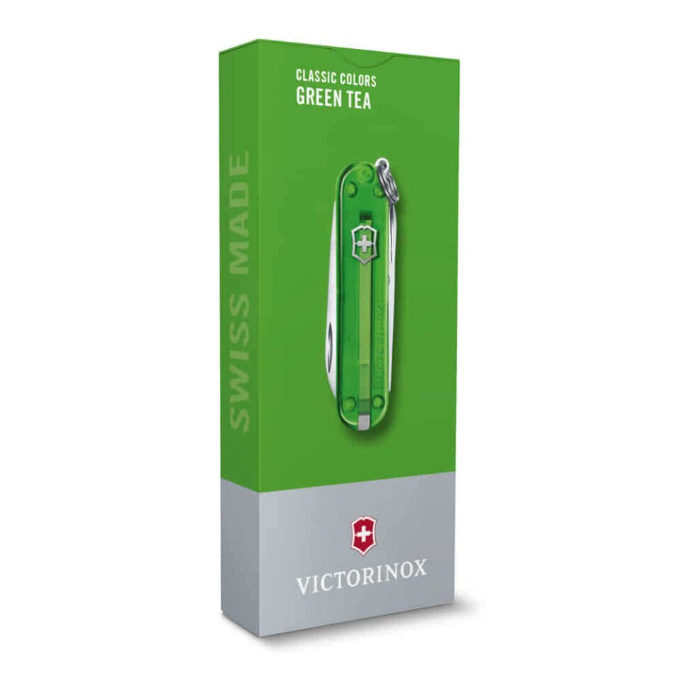 Vict Çakı Classic Green Tea Şeffaf Yeşil Kutulu