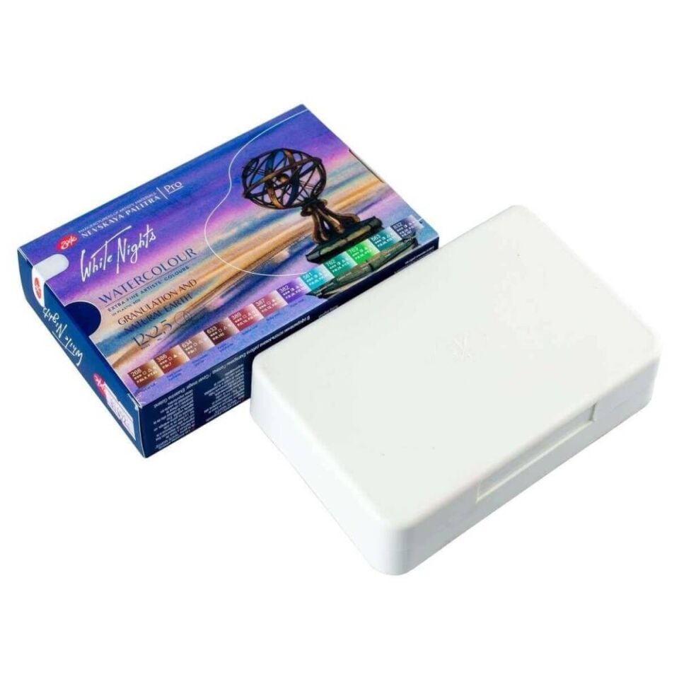 Güven Art St Petersburg White Night  Granulation Ve Naturel Earth Sulu Boya Seti 12 Renk 19422244