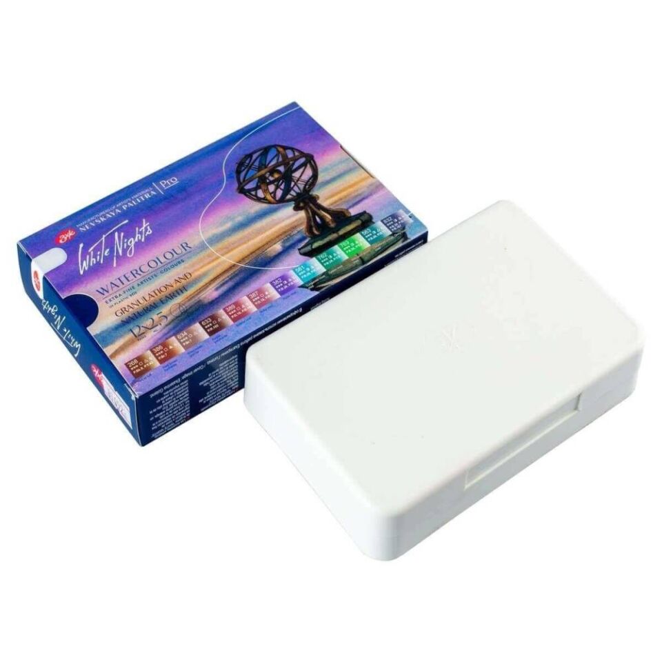 Güven Art St Petersburg White Night  Granulation Ve Naturel Earth Sulu Boya Seti 12 Renk 19422244