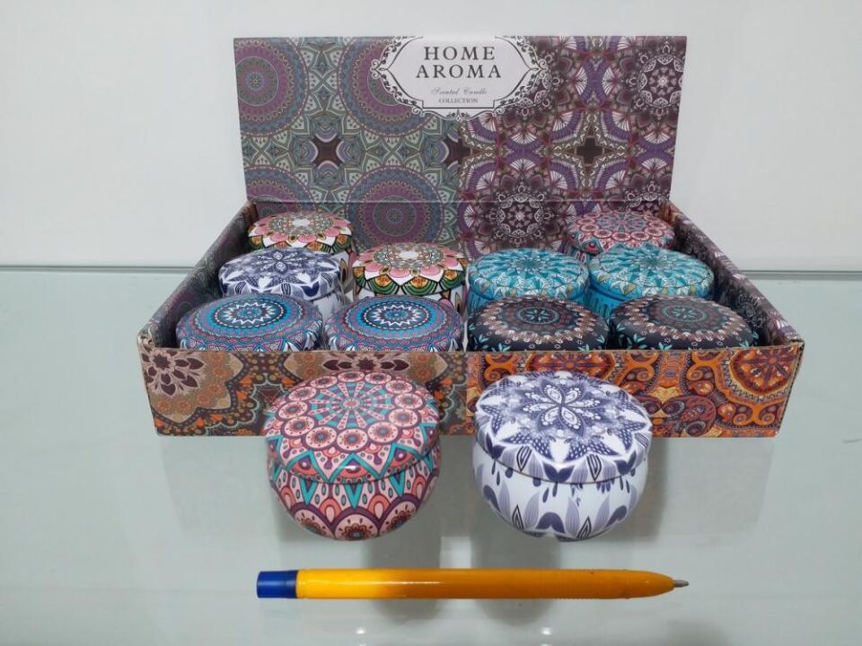 Espa Xam-0003 Dekoratif Teneke Mum