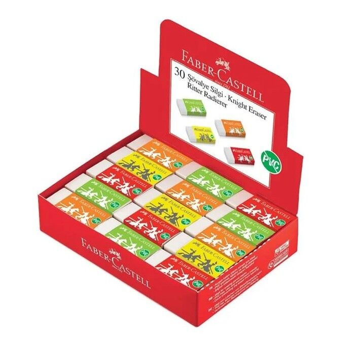 Faber-Castell Şövalye Silgi Canlı Pvc Free