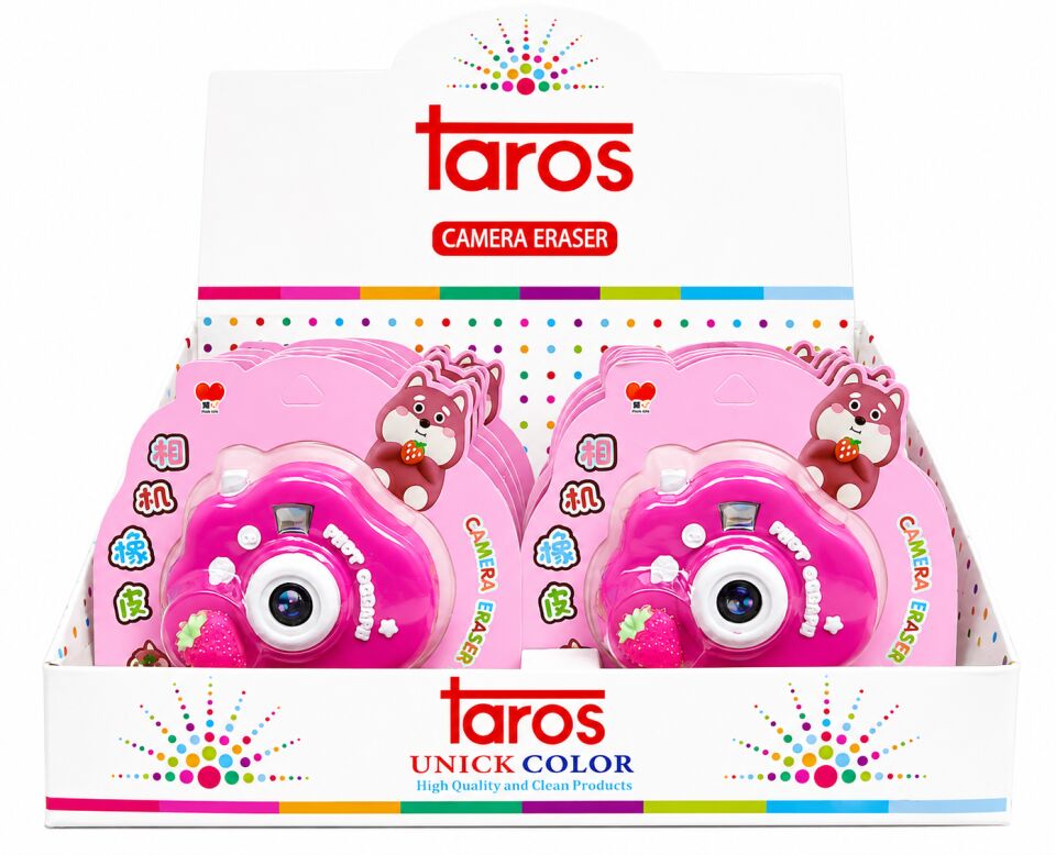 Taros Unick Color Silgi Pınk Bear Kamera