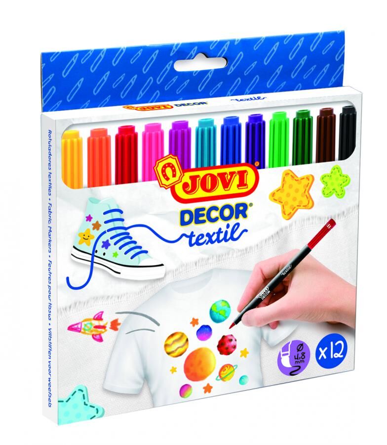 Jovi 1410 Decor Tekstil Kalemi 12 Renk