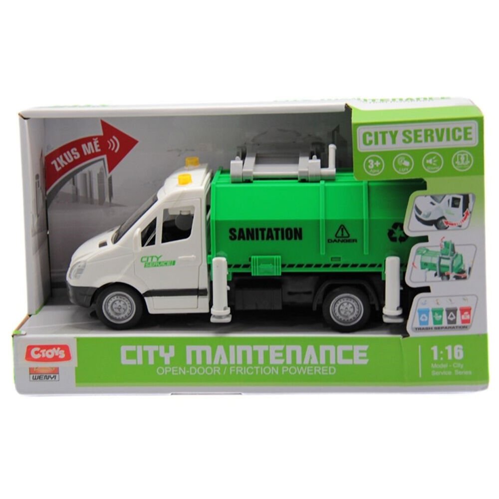 Sesli Ve Pilli Çöp Konterner Toplayıcı 1:16