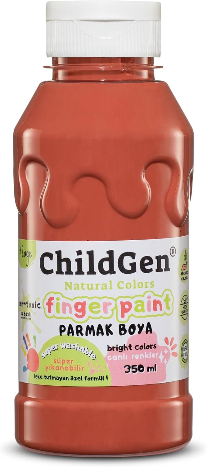 Gen Oyuncak Parmak Boya 350 Ml Kahverengi
