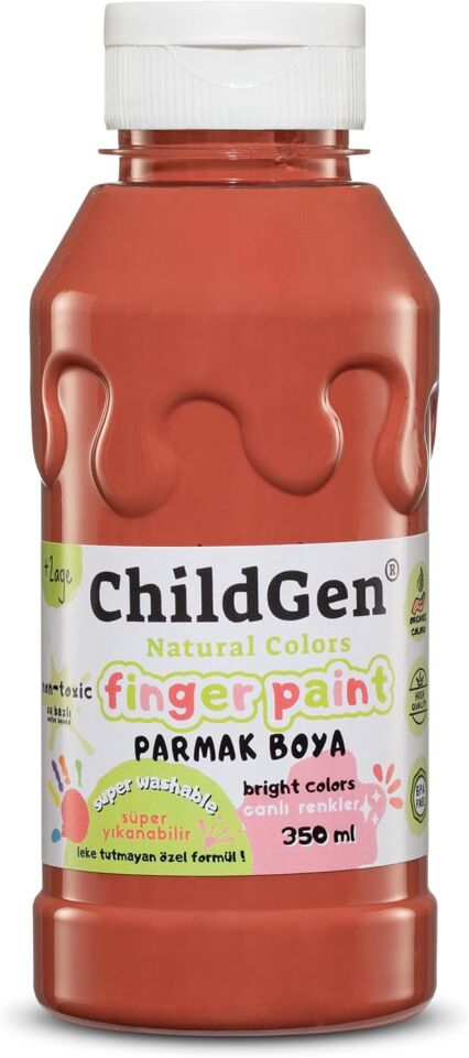Gen Oyuncak Parmak Boya 350 Ml Kahverengi