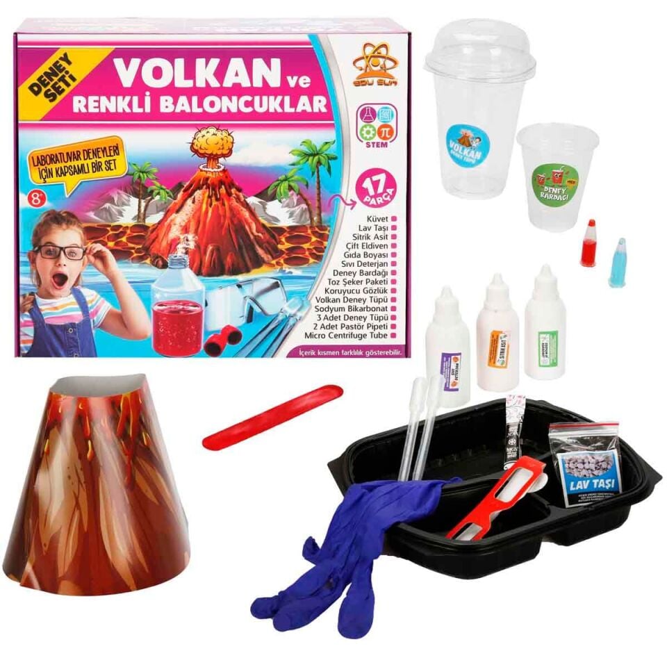 Sunman Bilim Set Volkan ve Baloncuk