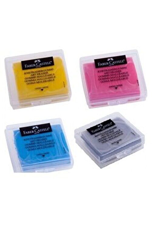Faber-Castell Plastik Kutulu Renkli Hamur Silgi