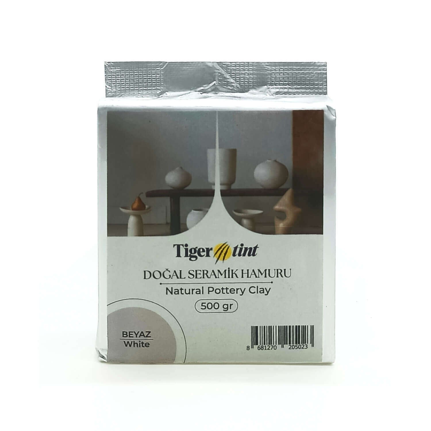 Güven Art Tigertint Seramik Hamuru 500 Gr Beyaz