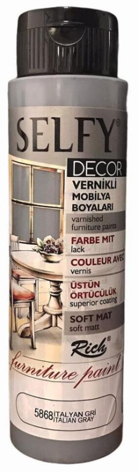 Rich Selfy Decor 500 Cc İtalyan Gri