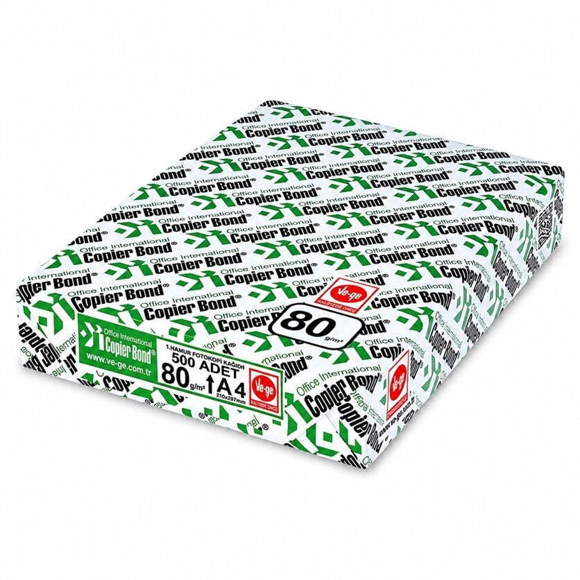 Vege Copier Bond Fotokopi Kağıdı A4 80 Gr 500 Lü Paket