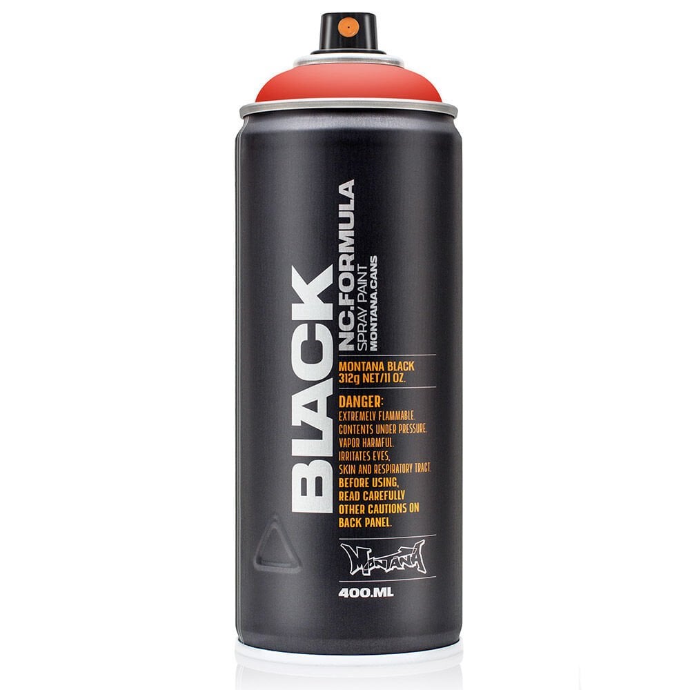 Montana Black Sprey Boya 400 Ml Power Red BLKP3000