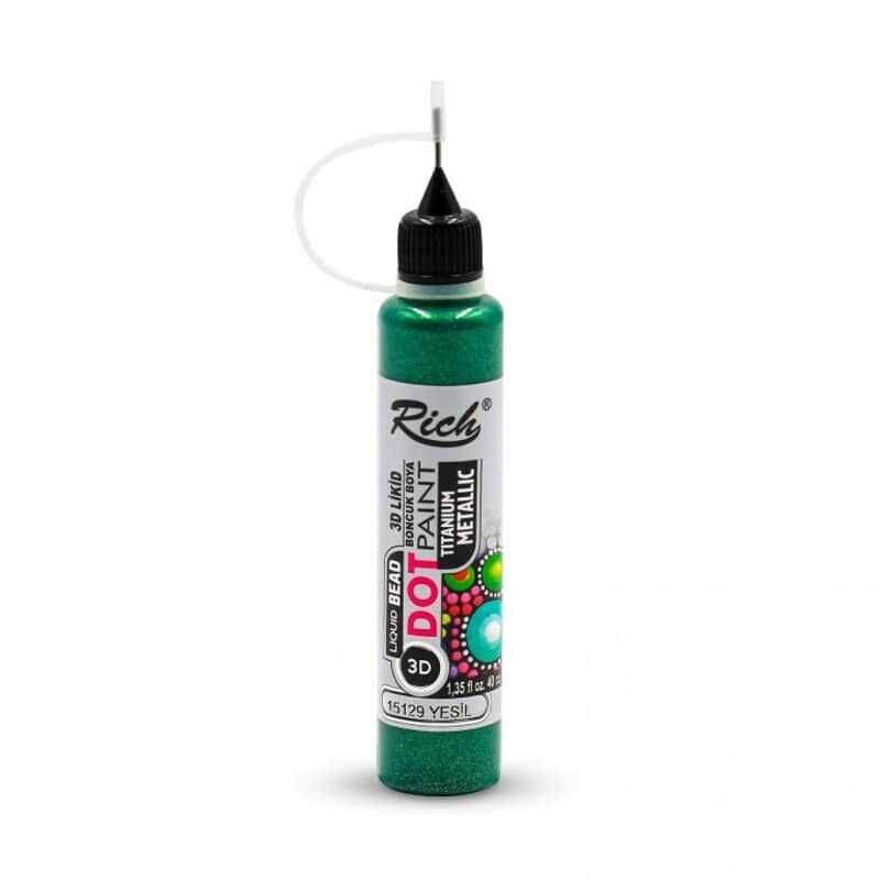 Rich Dot Paint Metalik Yeşil