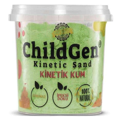 Gen Oyuncak Kinetik Kum 500 Gr Yeşil