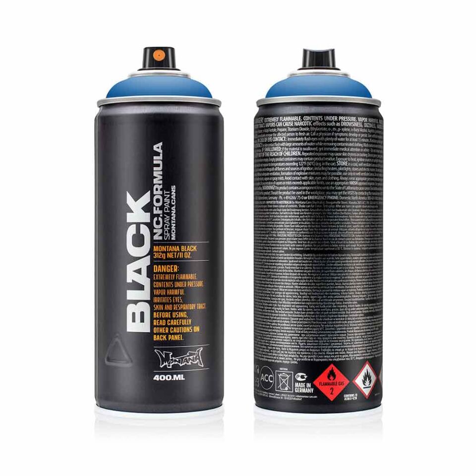 Montana Black Sprey Boya 400 Ml Power Blue BLK5000