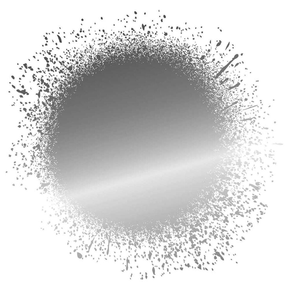 Montana Black Sprey Boya 400 Ml Silverchrome BLK Silver