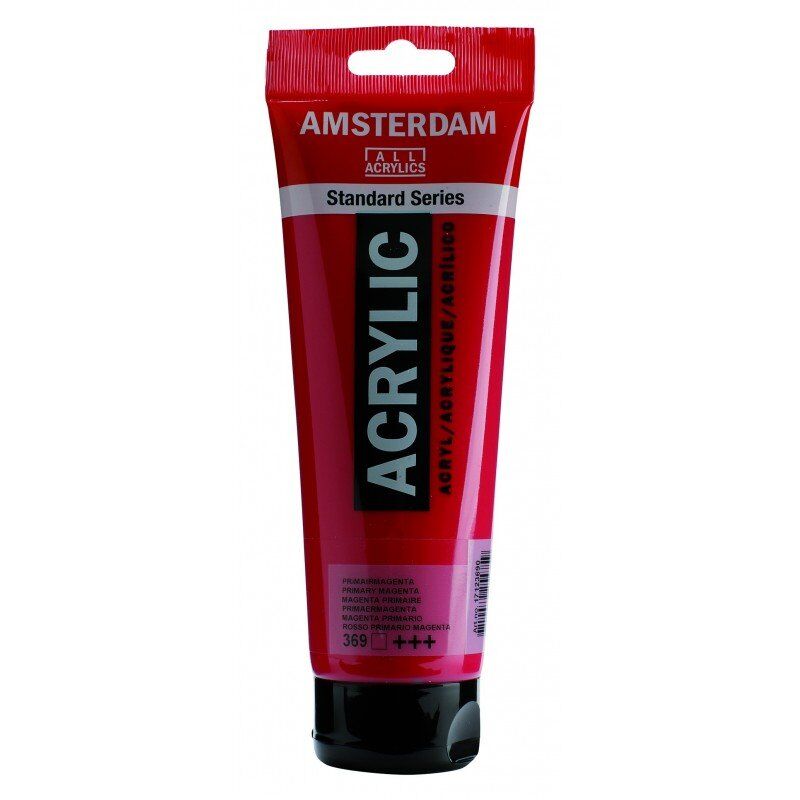 Amsterdam All Akrilik Standart Serisi 120 Ml Tüp Akrilik Boya - Primary Magenta
