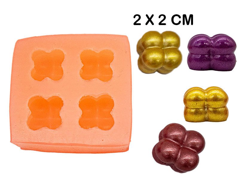 Kmy 4 Lü Mini Buble Silikon Kalıbı M-256