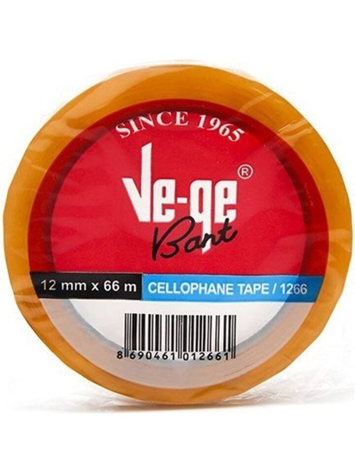 Vege Selefon Bant Ets Mavi Şeritli 12x66