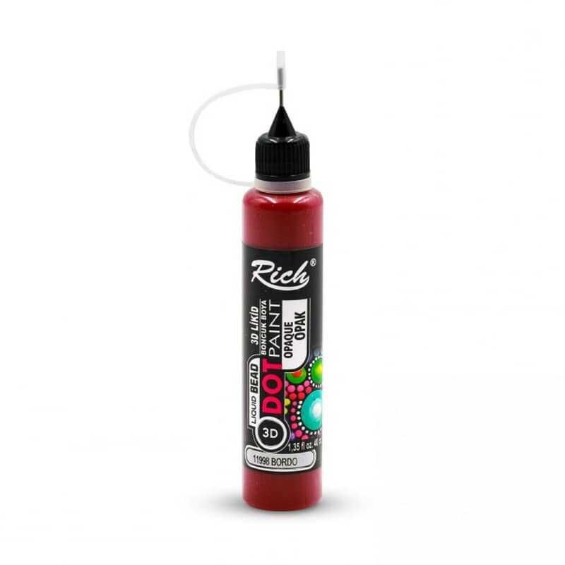 Rich Dot Paint Bordo