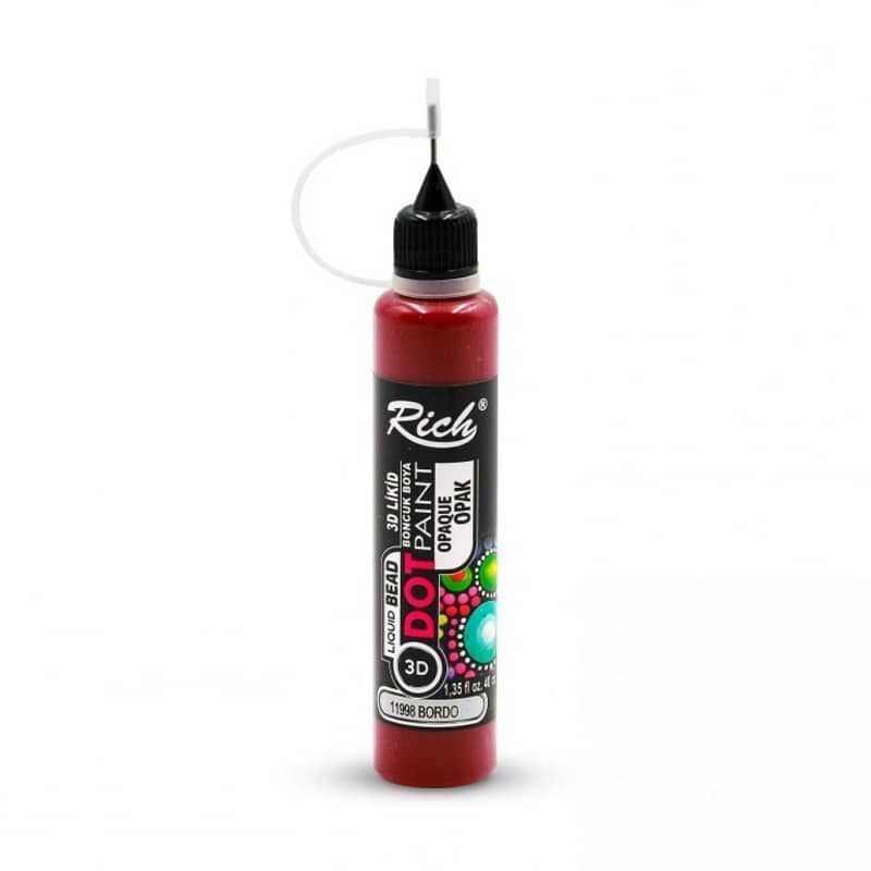 Rich Dot Paint Bordo