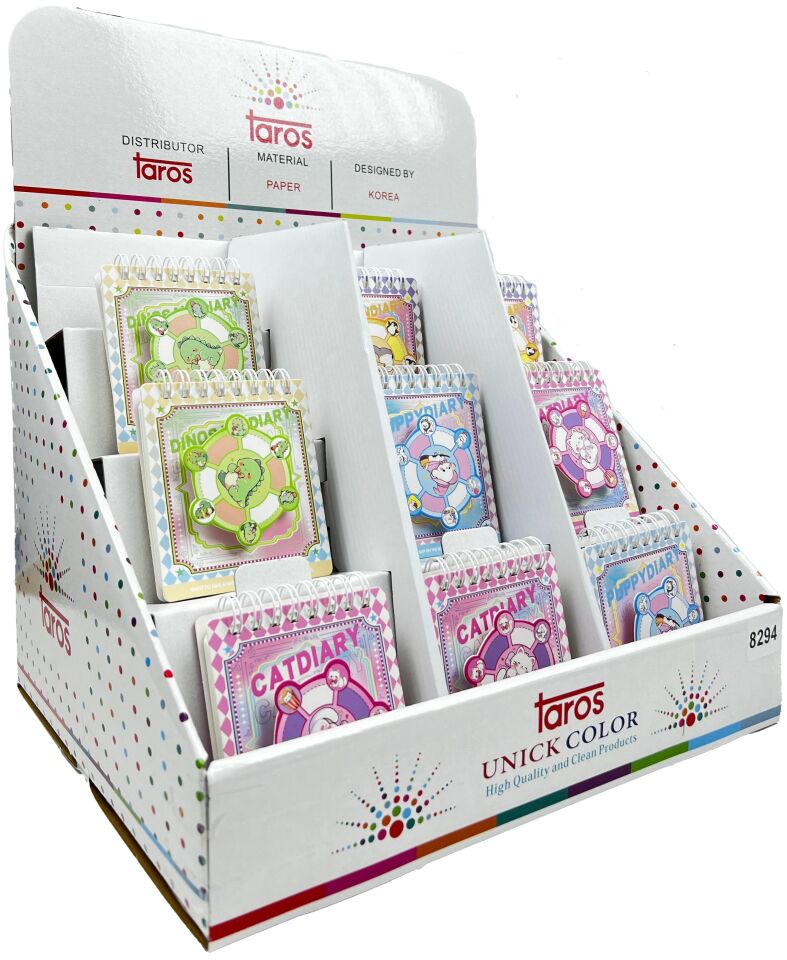 Taros Unick Color Funny Çarklı Not Defteri