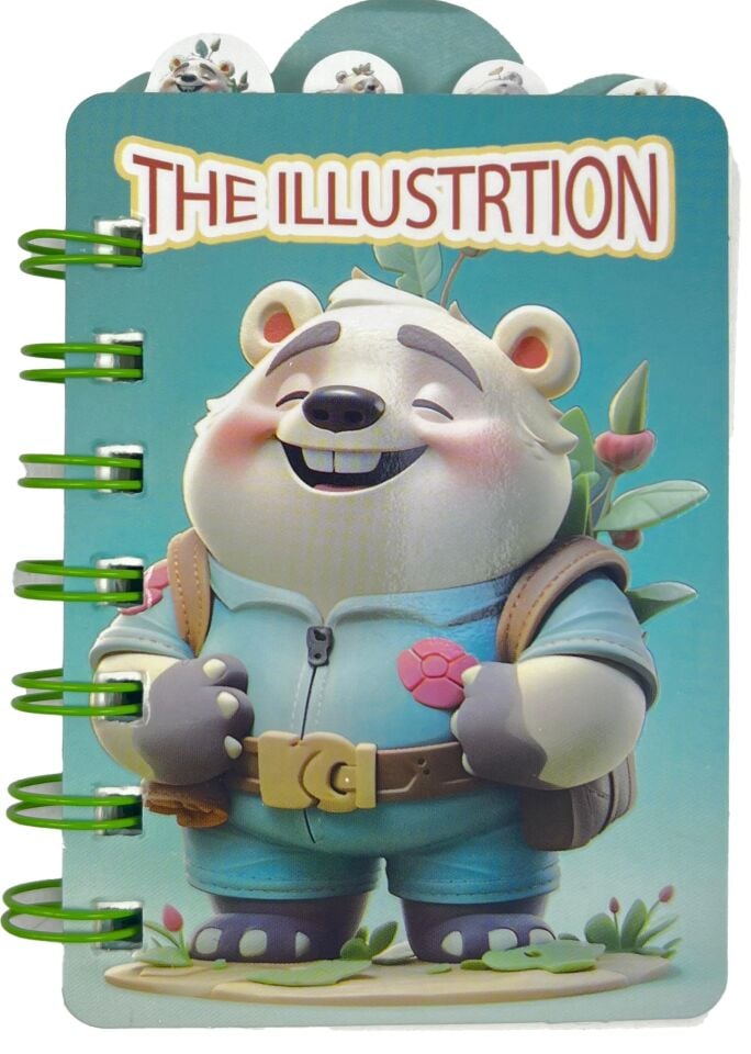 Taros Unick Color İllustration Separatörlü Not Defteri