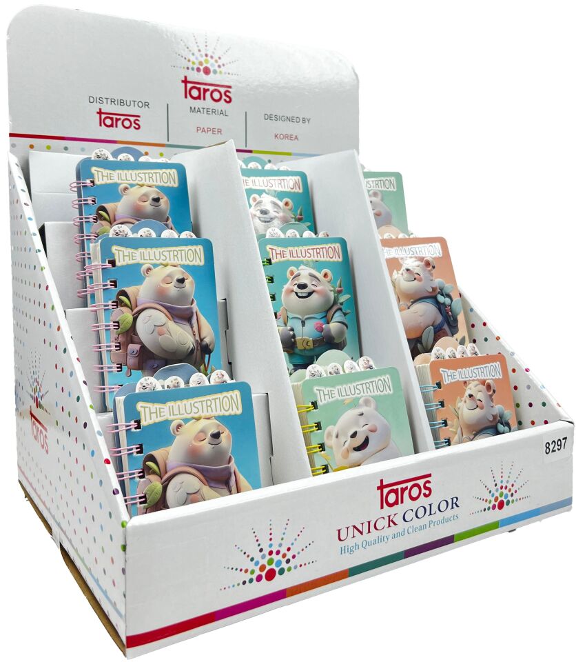 Taros Unick Color İllustration Separatörlü Not Defteri
