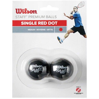 Wilson Staff Squash 2 Ball Sıngle Red Dot