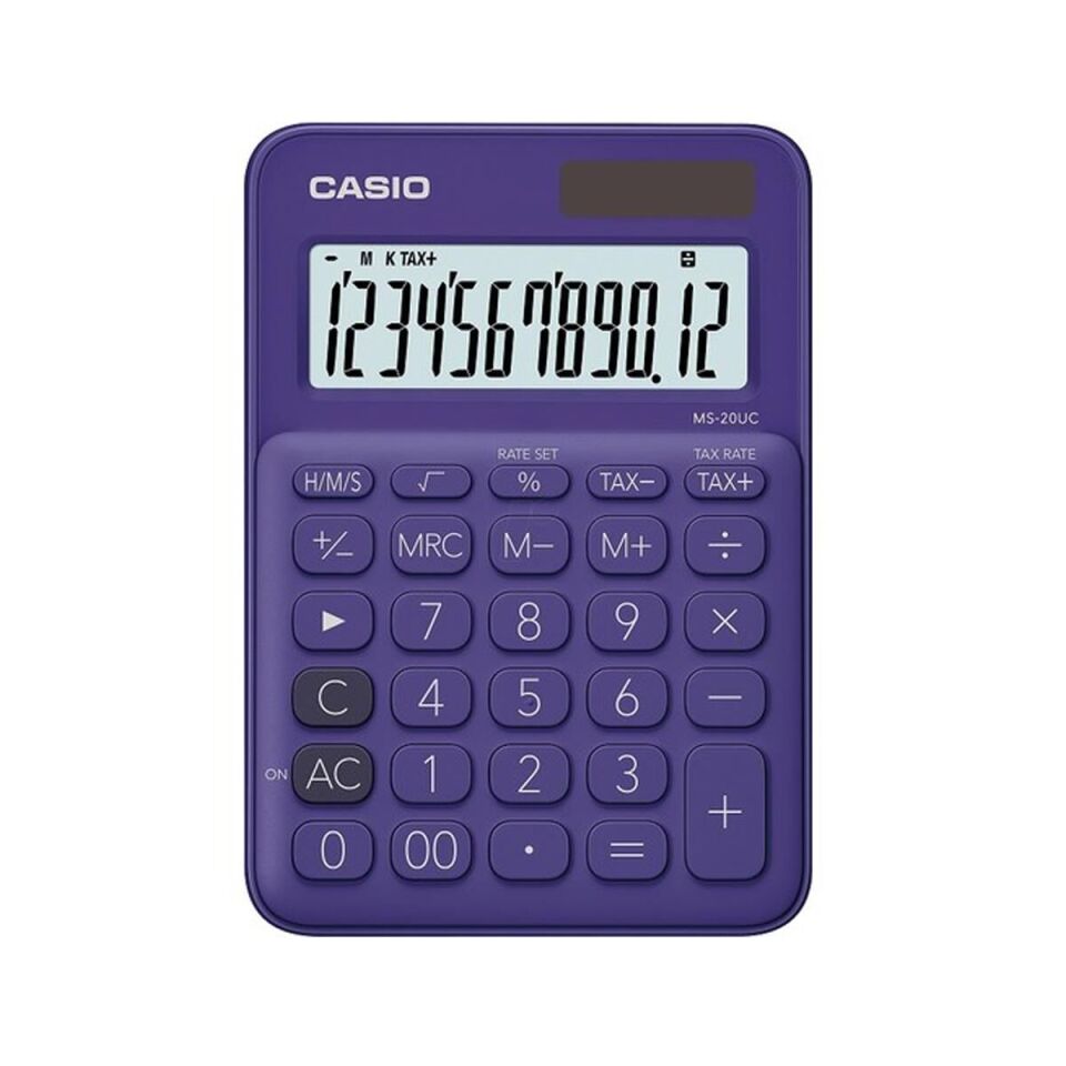 Casio Hesap Makinesi Masaüstü Ms-20Uc-Pl 12 Hane
