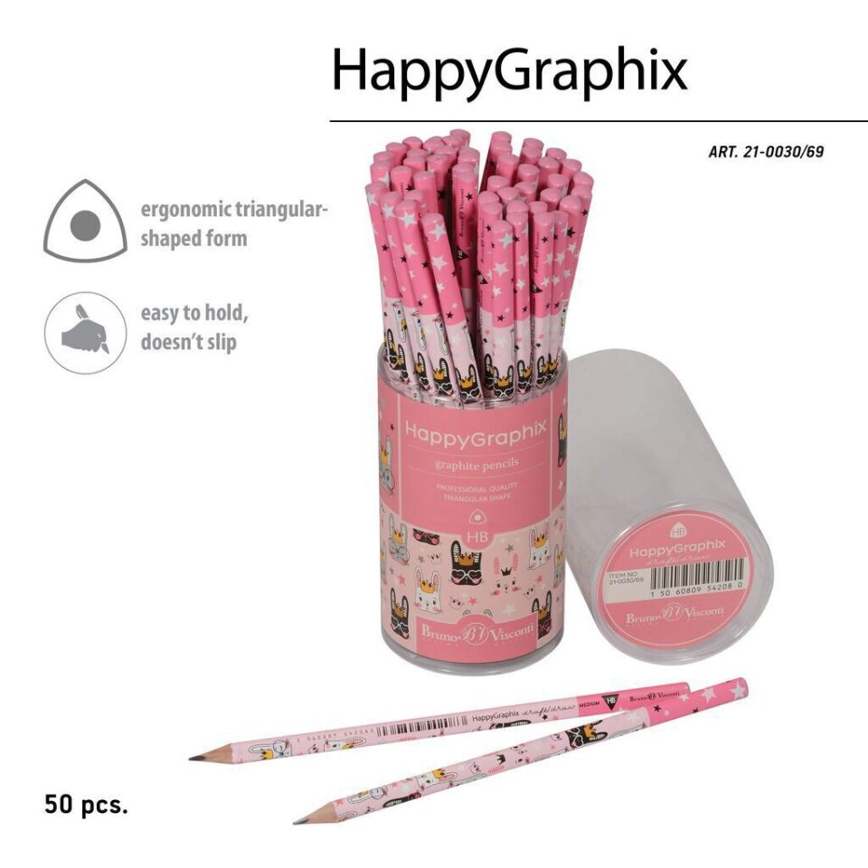 Bruno Visconti Kurşun Kalem Happygraphix Tavşan