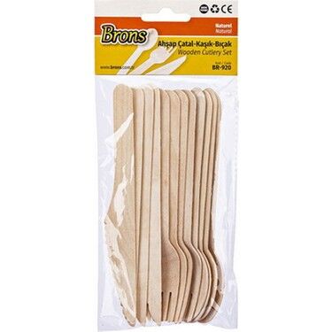 Brons Çatal Kaşık Bıçak Naturel