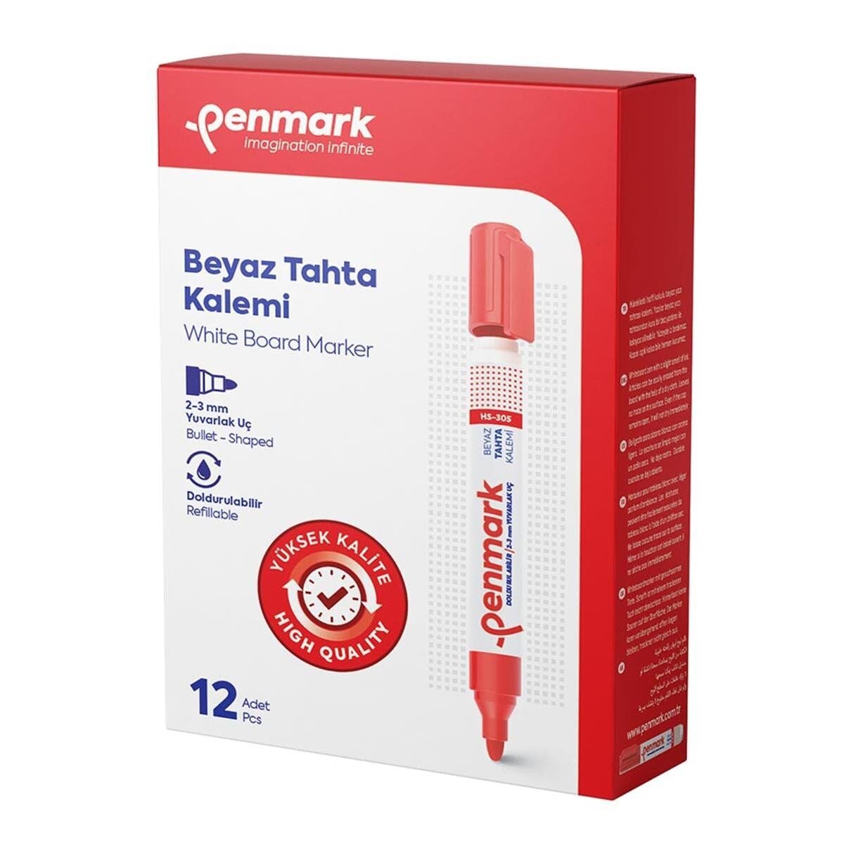Penmark Beyaz Tahta Kalemi Kırmızı