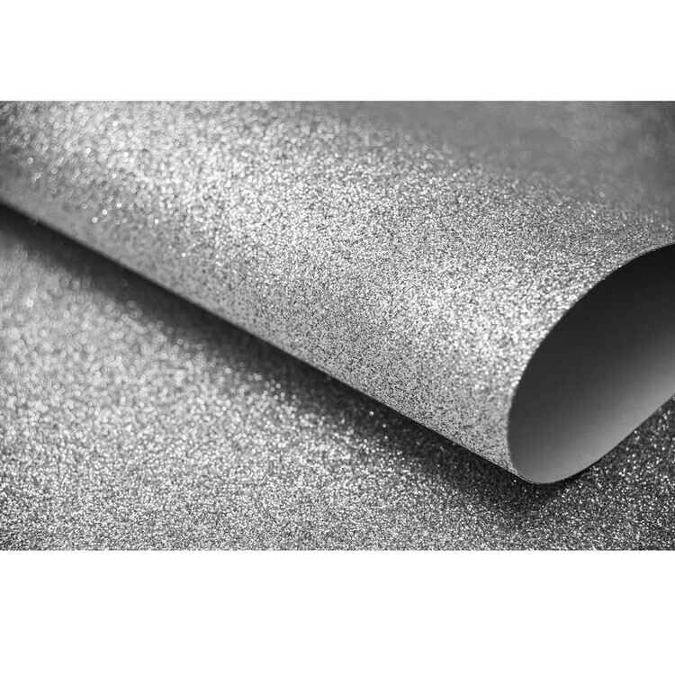 Lino Simli Karton 250 Gr Gümüş 50x70 Cm Sim Dökmez    