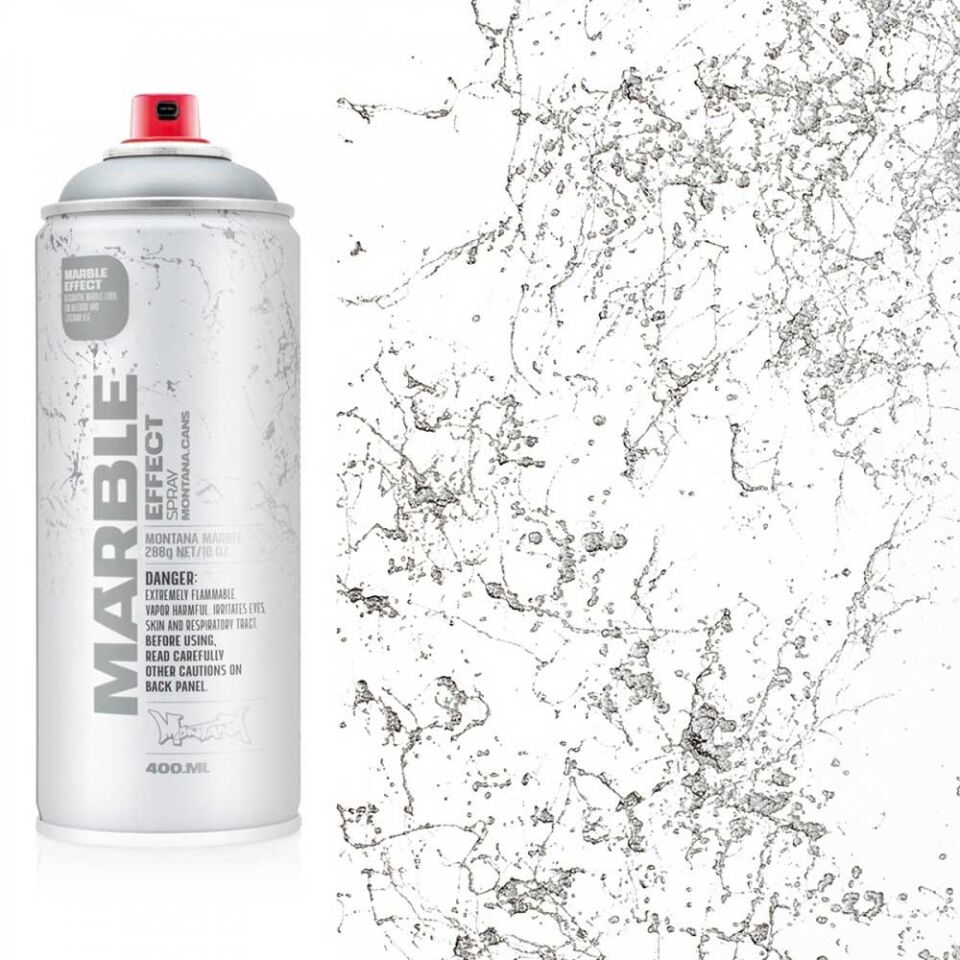 Montana Effect Marble Sprey Boya 400 Ml Silver Em Sılver