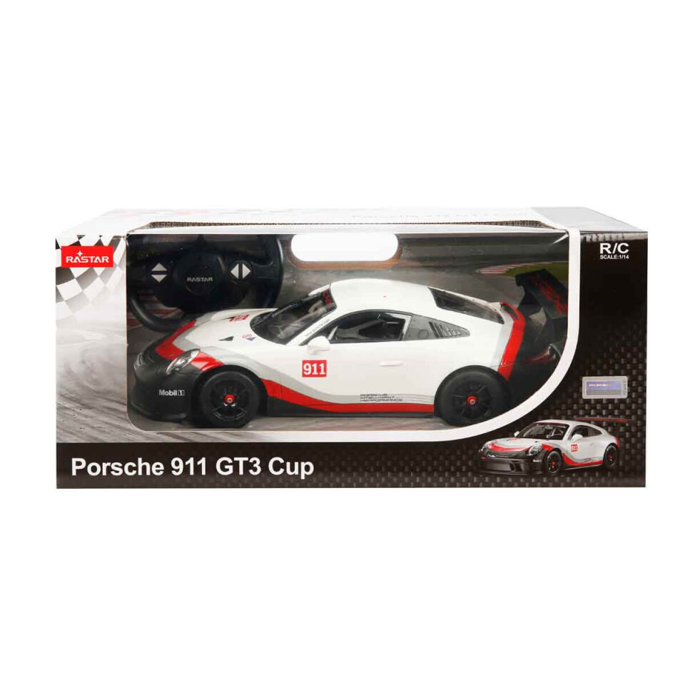 Sun-Ras-R/C 1/14 F/F Porsche 911 Gt3 Cup Işıklı